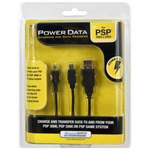 Dreamgear DGPSPS-1803 PSP/PSP PSP 2000 & 3000 Charging & Power Data Cable